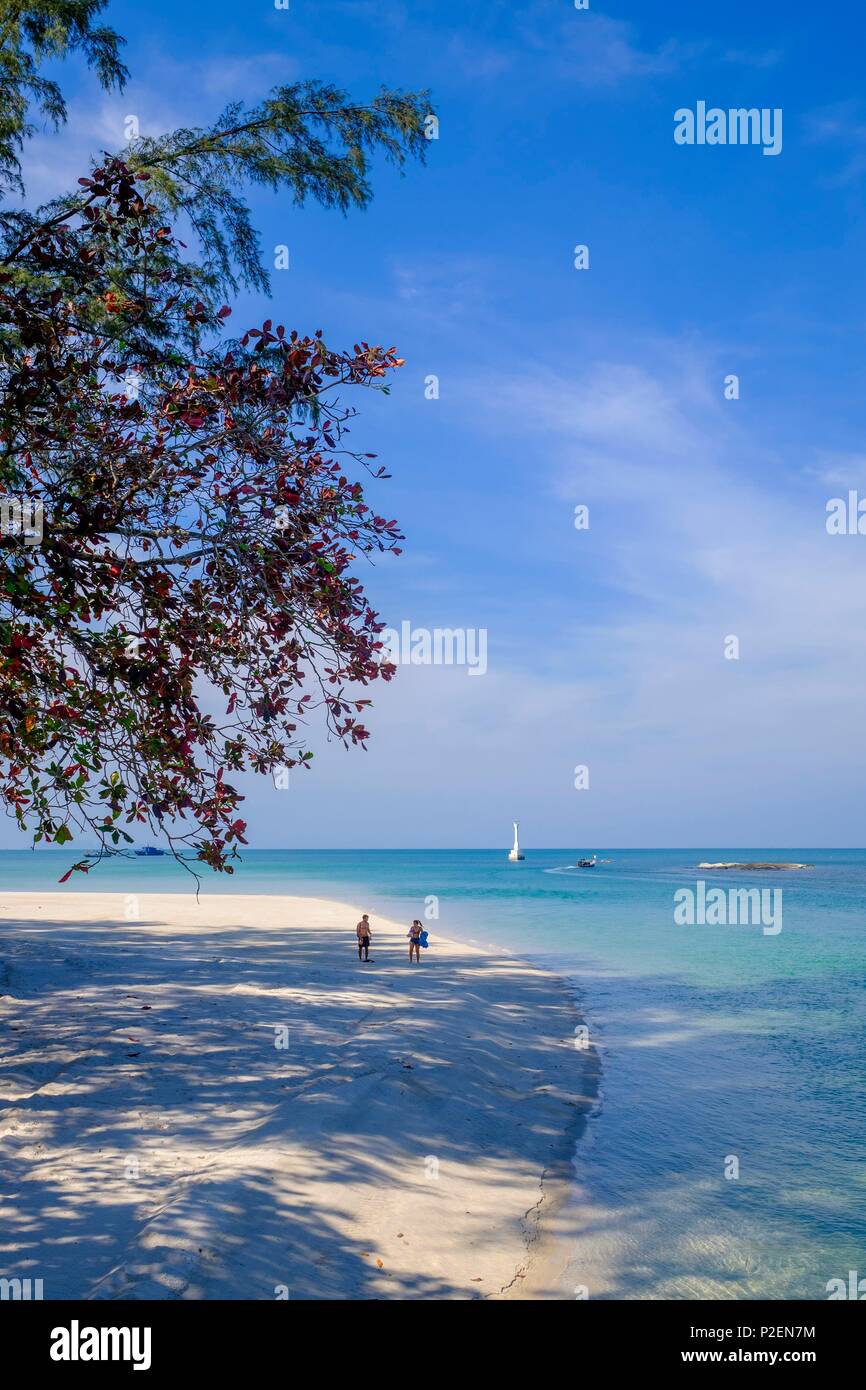 Thailand, Satun province, Tarutao National Marine Park, Ko Tarutao island, Ao Pante Malacca beach Stock Photo