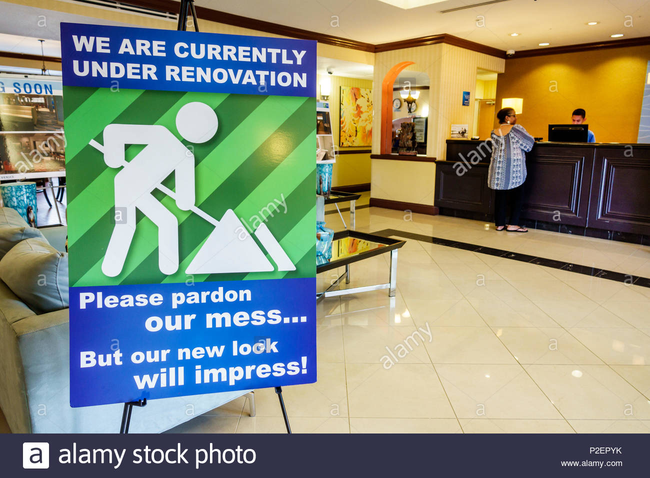 Hotel Front Desk Sign Stock Photos Hotel Front Desk Sign Stock