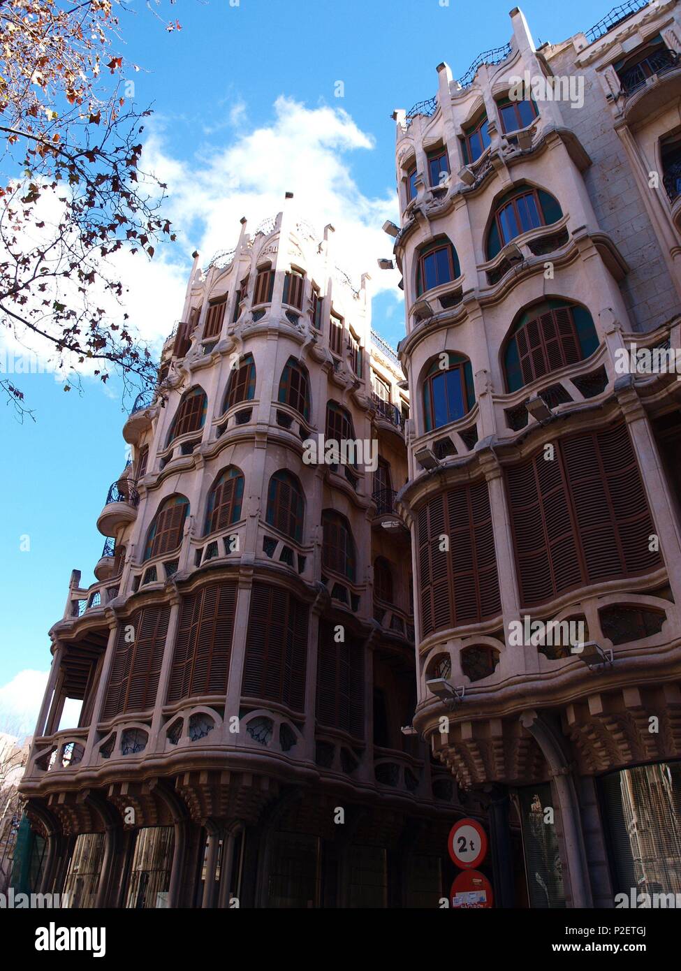 Can Casasayas Plaza Del Mercado Palma De Mallorca Stock Photo