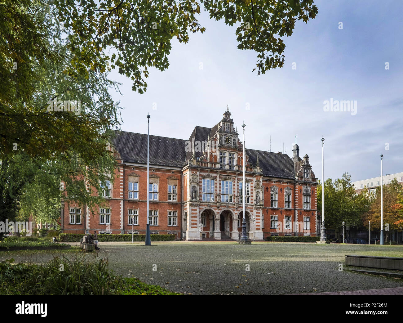 Town hall of Hamburg Harburg, Hamburg, north Germany, Germany Stock Photo