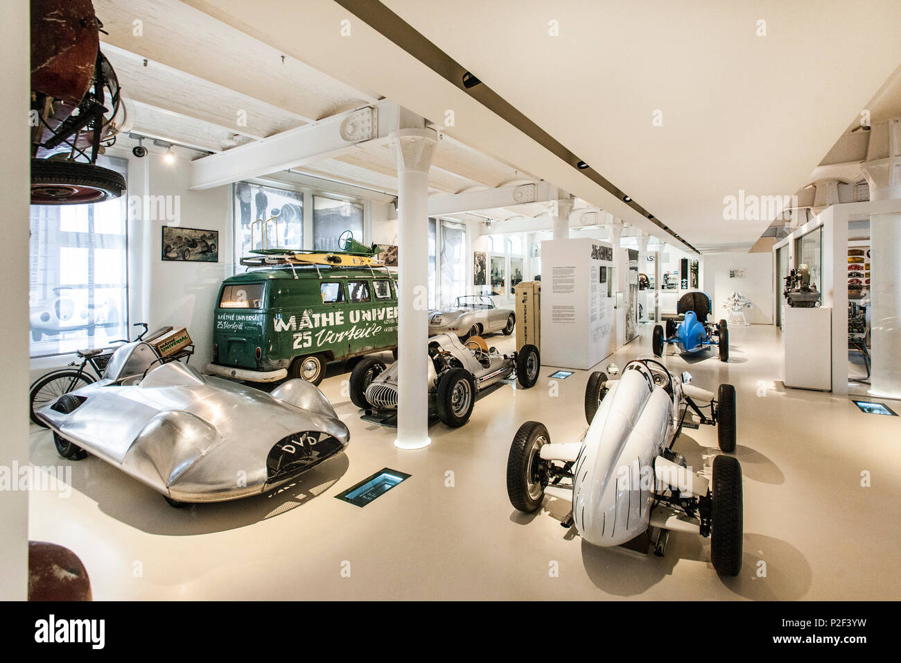 the Prototyp car museum in the Hafencity of Hamburg, north Germany, Germany Stock Photo