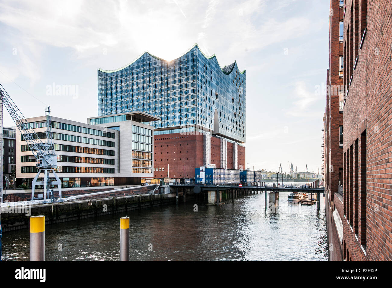 Elbphilharmonie in the Hafencity of Hamburg, north Germany, Germany