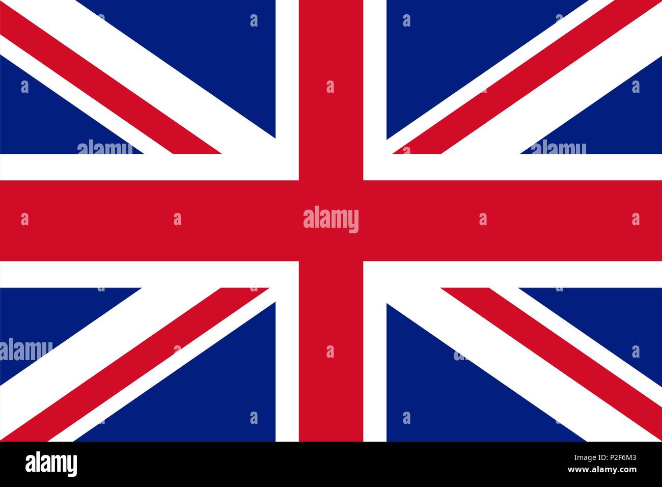 Union Jack Flag Of The United Kingdom Illustration Stock Vector Image Art Alamy