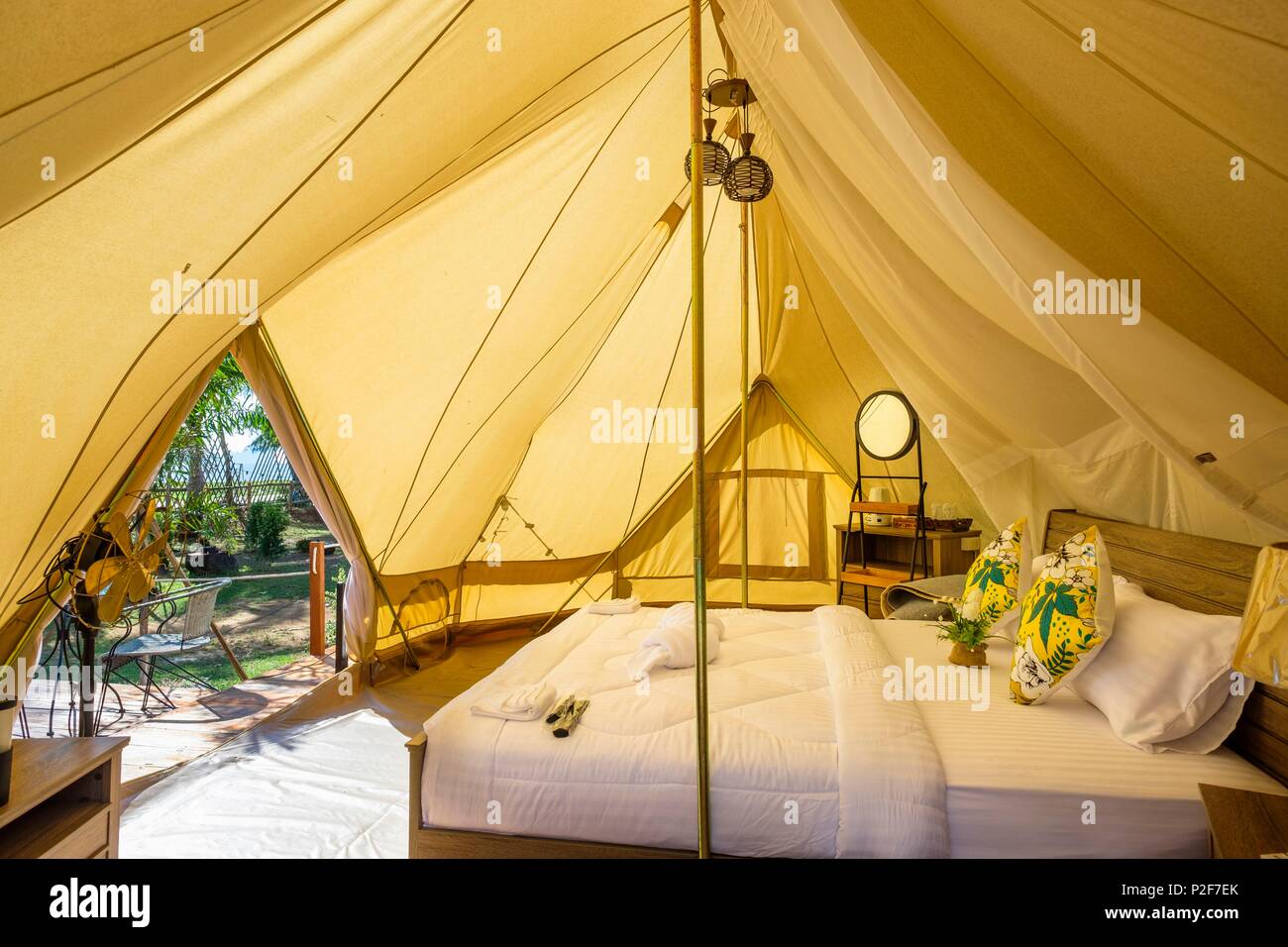 Thailand, Trang province, Ko Sukorn island, luxury bungalows under