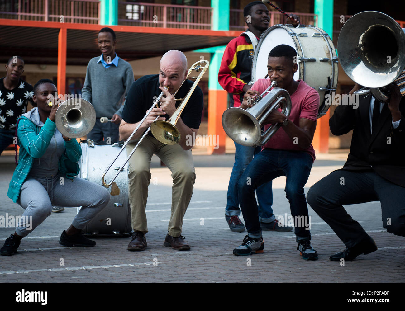 Staff Sgt. Ben Huseby, U.S. Air Forces in Europe Band trombone player