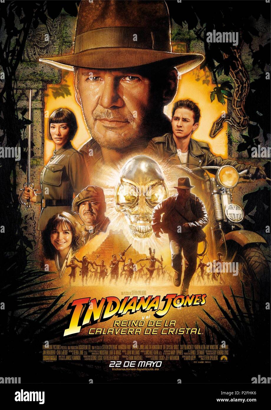 Indiana jones poster hi-res stock photography and images - Alamy