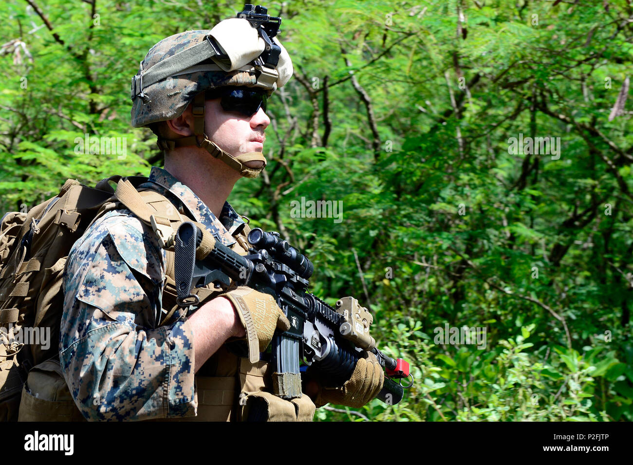 Cpl. Ian Spencer, squad leader and rifleman with 2nd Battalion, 4th Marine Regiment, attached to
