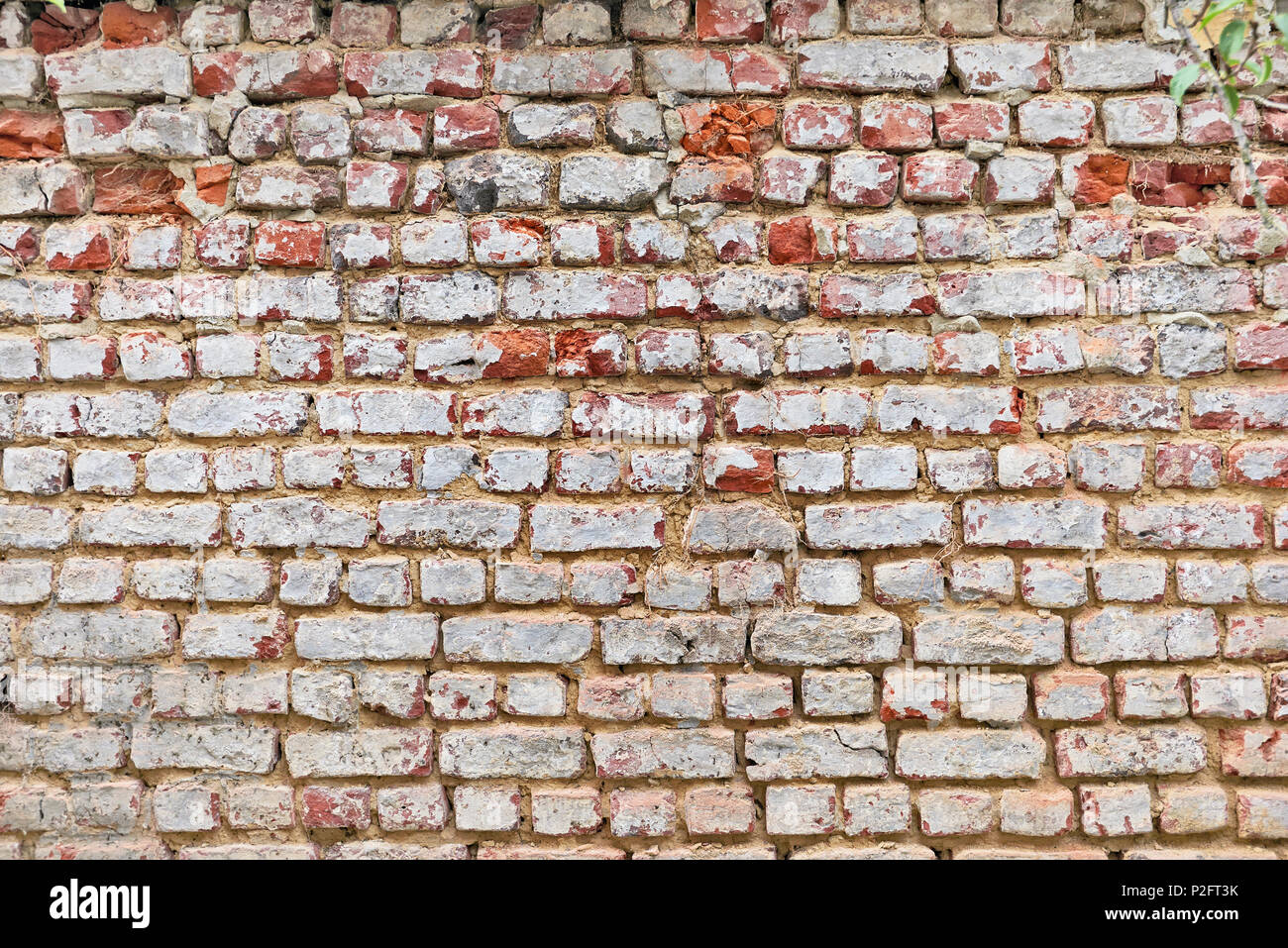 Dirty and grunge red brick wall from exterior Stock Photo - Alamy