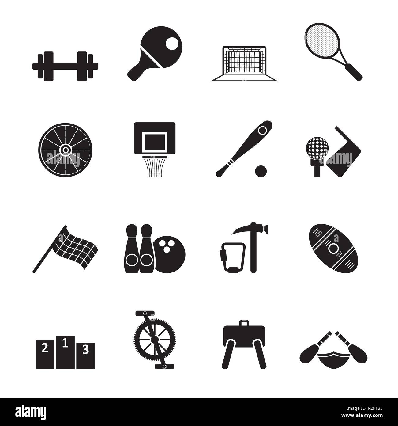 Sports Equipment Vector