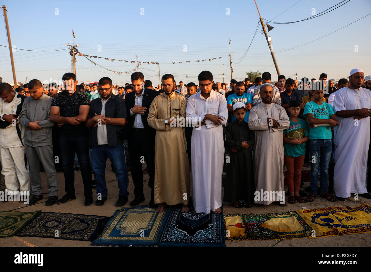Muslims In Gaza June 15, 2018 - Palestinian Muslims in Gaza celebrate Eid al-Fitr in ...