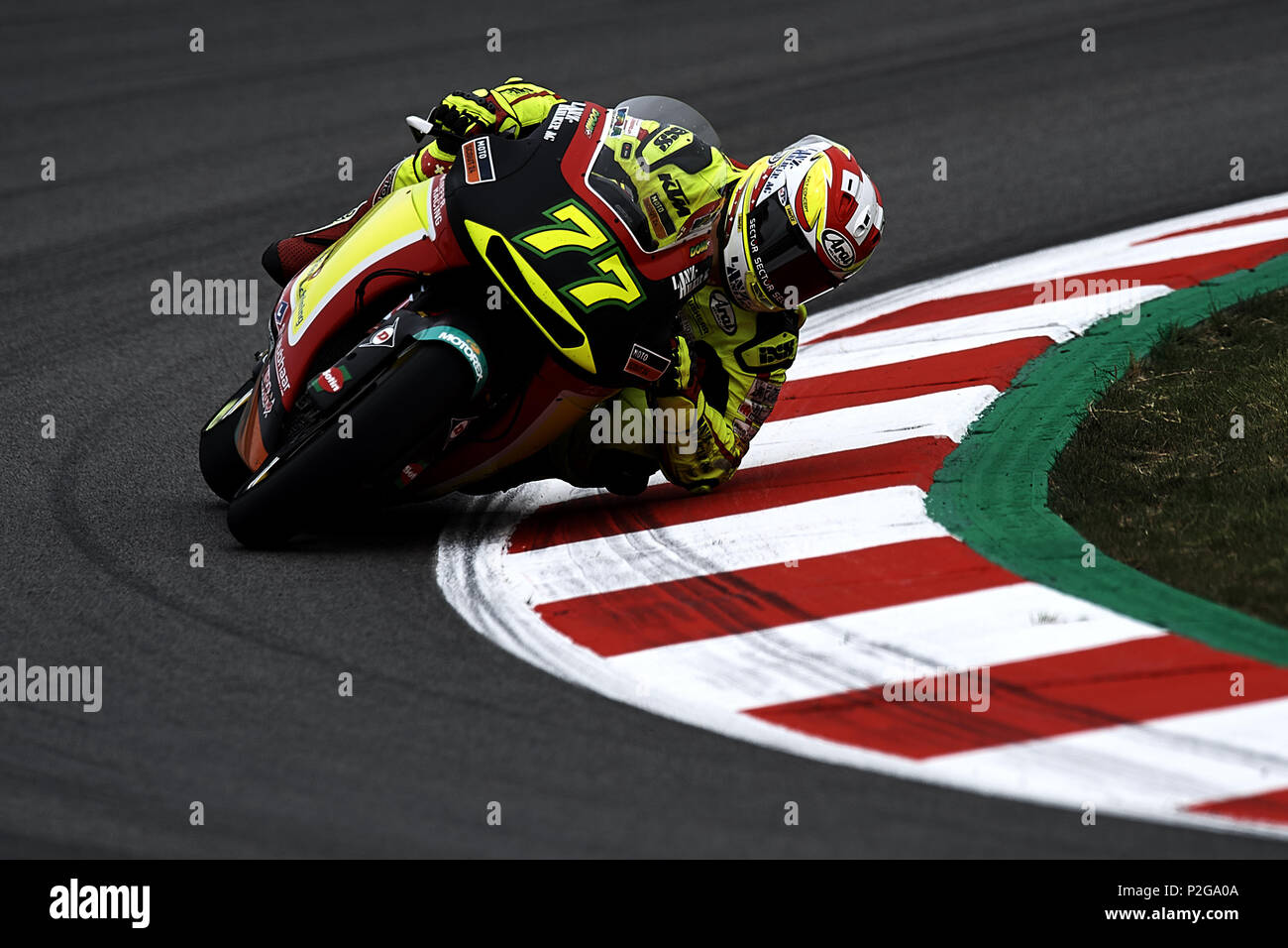 Dominique Aegerter 77 Of Switzerland And Kiefer Racing During The Moto 2 Free Practice 3 Of The Aragon Grand Prix At Motorland Racetrack In Alcaniz Spain On September 22 18 Photo Alvaro Sanchez Stock Photo Alamy