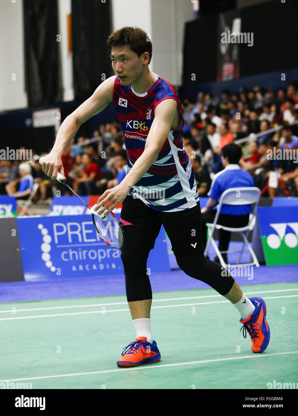 Los Angeles, California, USA. 15th June, 2018. Dong Keun Lee of Korea ...