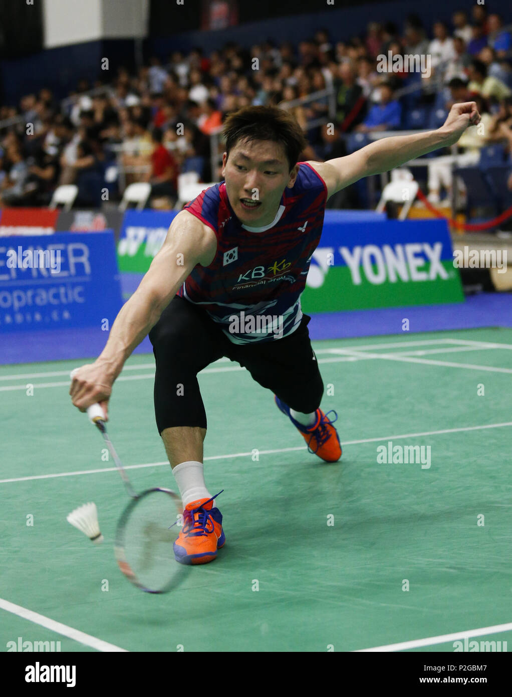 Los Angeles, California, USA. 15th June, 2018. Dong Keun Lee of Korea ...