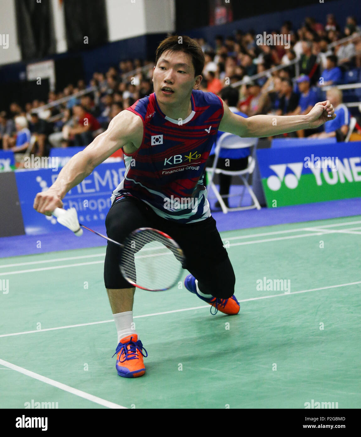 Los Angeles, California, USA. 15th June, 2018. Dong Keun Lee of Korea ...