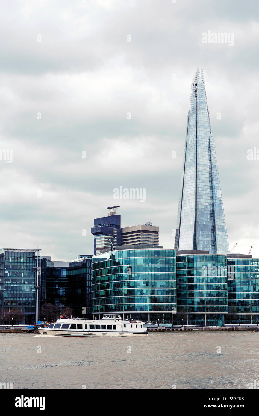 The Shard, tallest building in UK, iconic architectural landmarks of