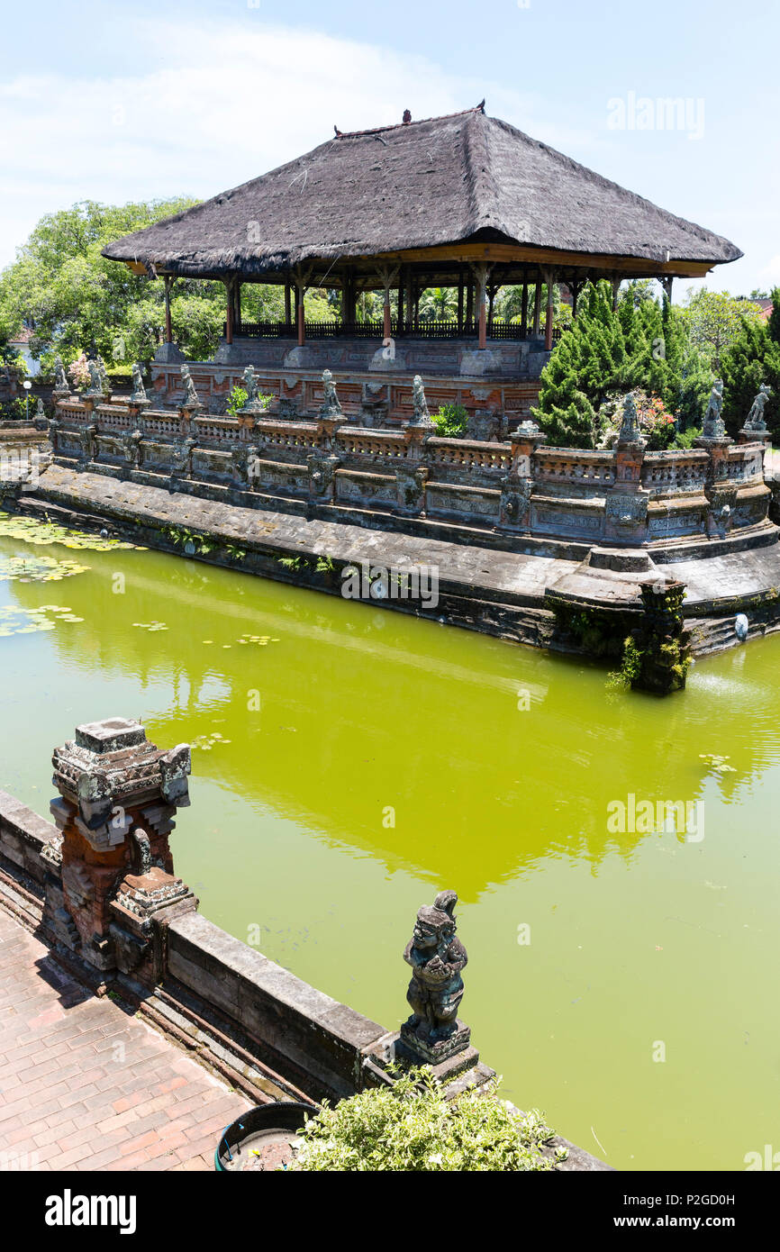 Kertha Gosa Pavilion, Klungkung Palace, Taman Gili, Semarapura, Klungkung, Bali, Indonesia Stock Photo