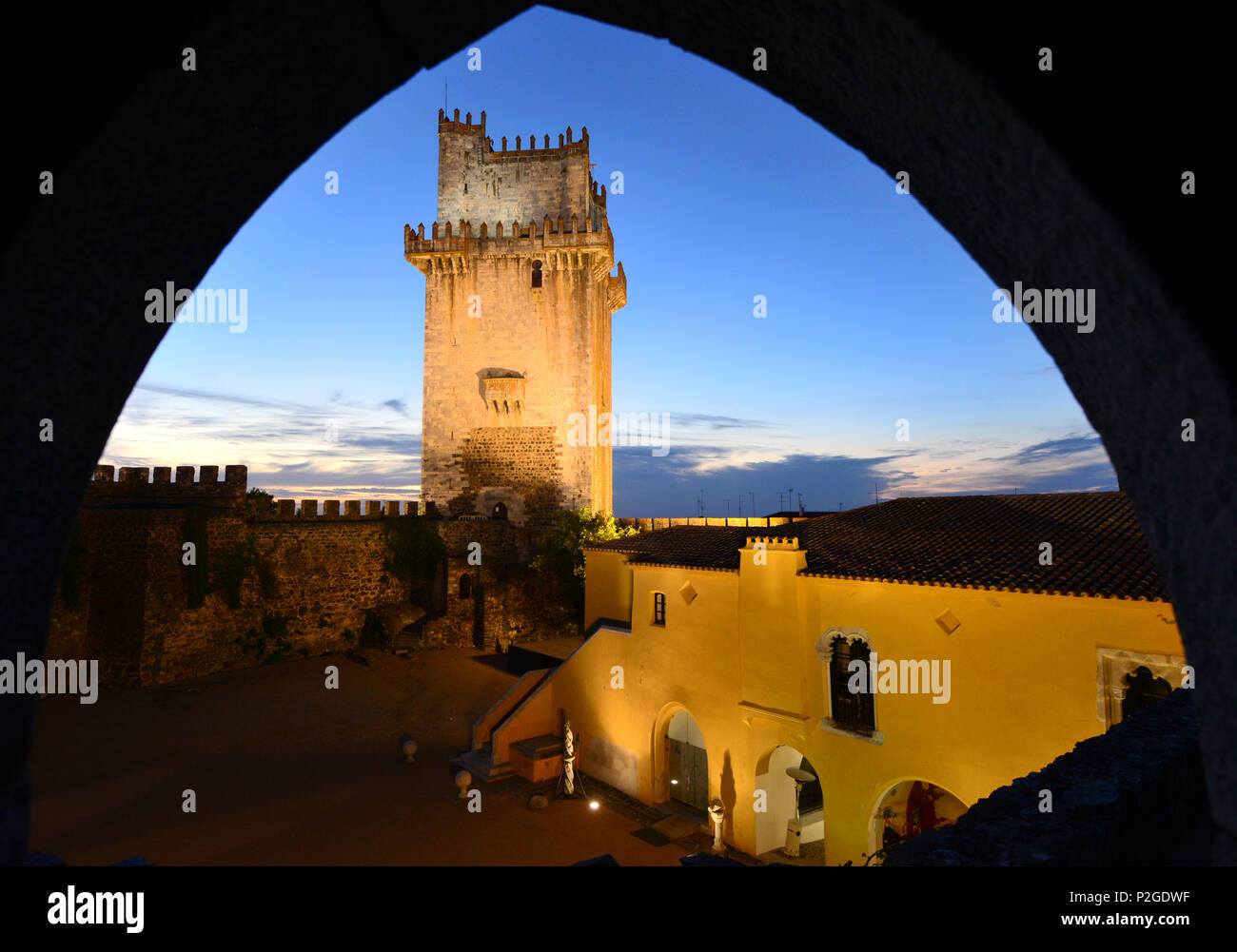 Castelo, Beja, Alentejo, Portugal Stock Photo