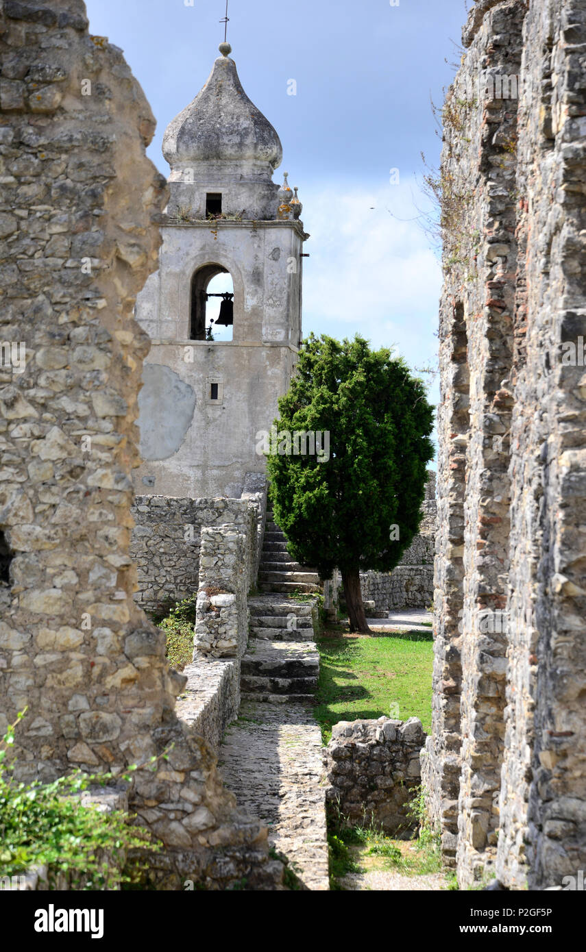 Castelo of Montemor-o-Velho near Figuera da Foz, Centro, Portugal Stock Photo