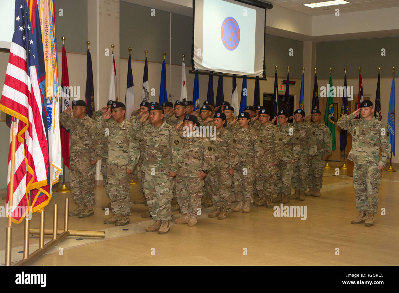 BARRIGADA, Guam - U.S. Army reserve Soldiers with Detachment 5, 368th