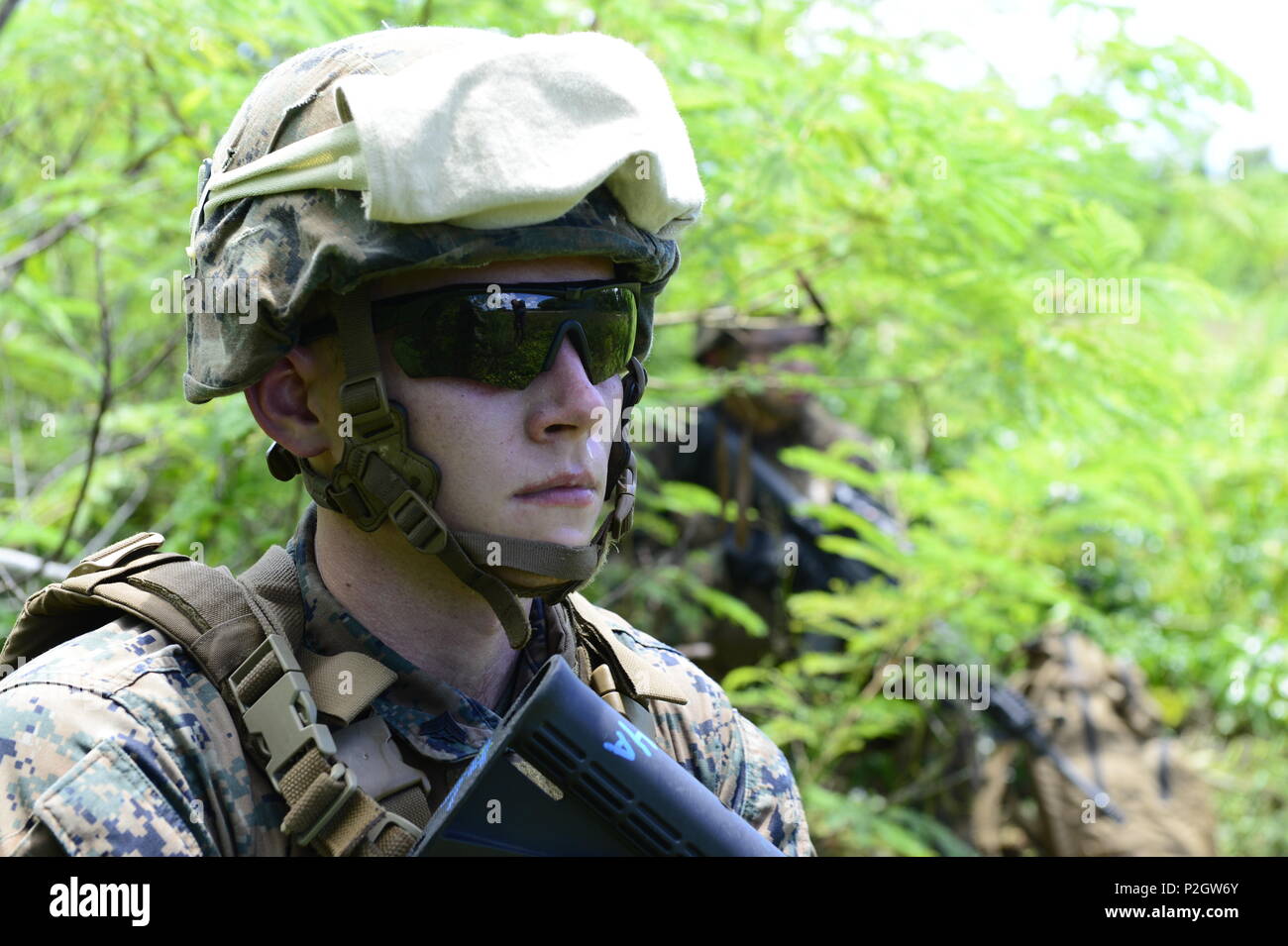 Cpl. Isaac Baraneso with 2nd Battalion, 4th Marine Regiment, attached