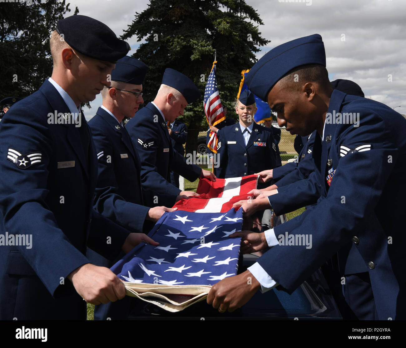 Honor guard on sale flag folding