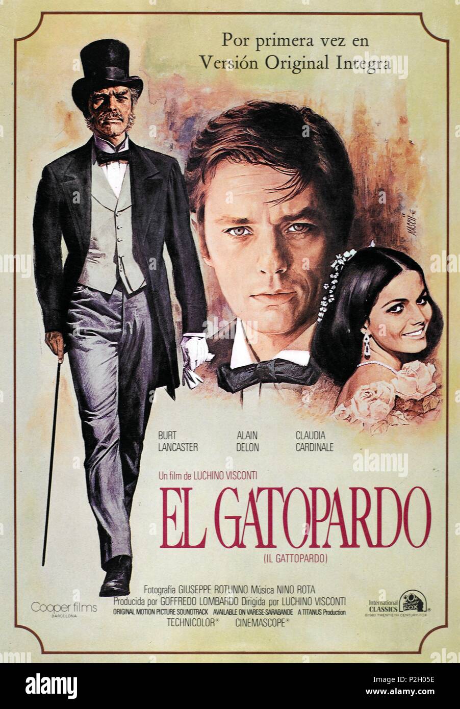 Original Film Title: IL GATTOPARDO.  English Title: LEOPARD, THE.  Film Director: LUCHINO VISCONTI.  Year: 1963. Credit: TITANUS / Album Stock Photo