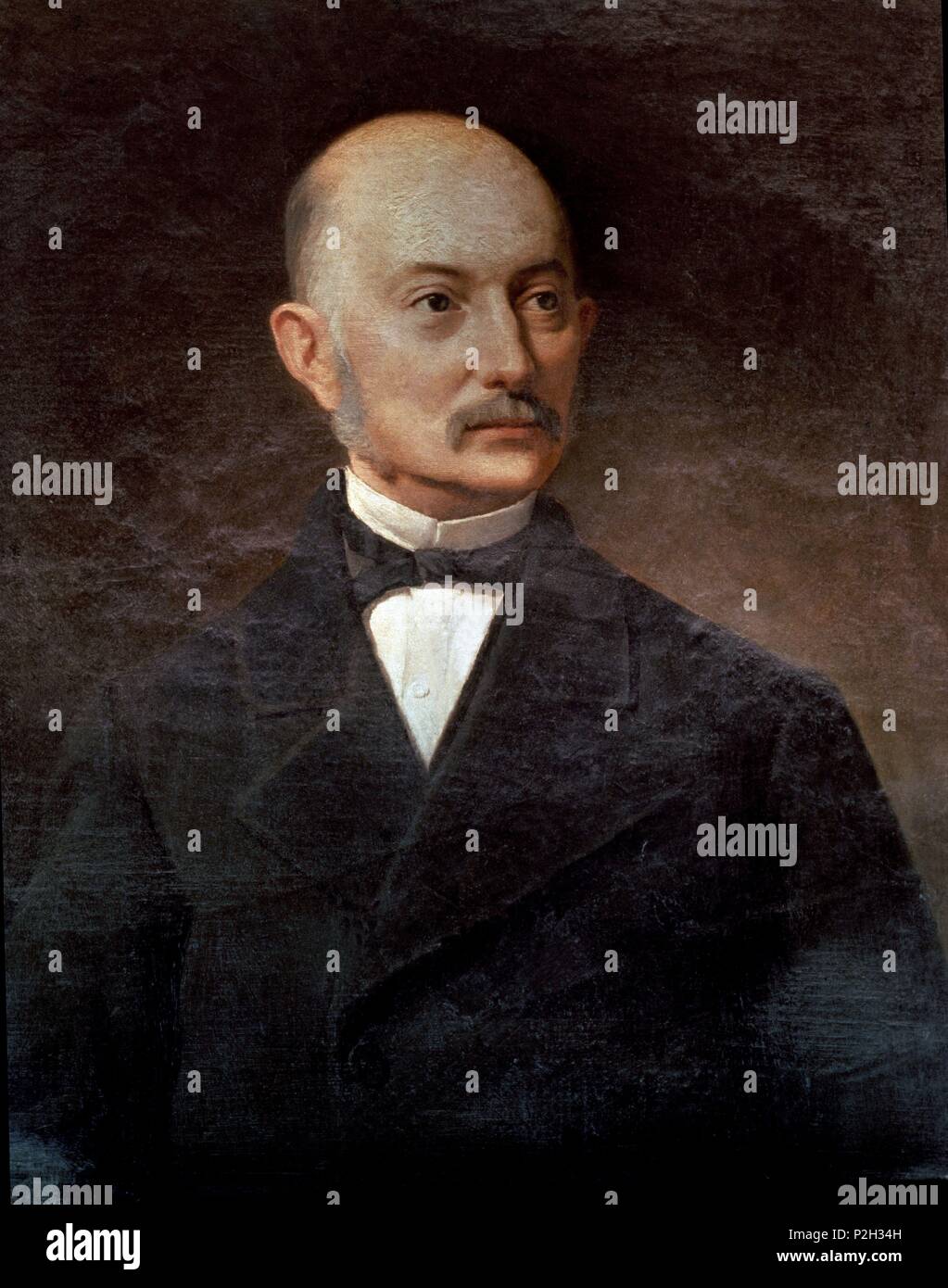 RETRATO DE JOSE DE POSADA HERRERA (18151885) POLITICO LIBERAL SIGLO