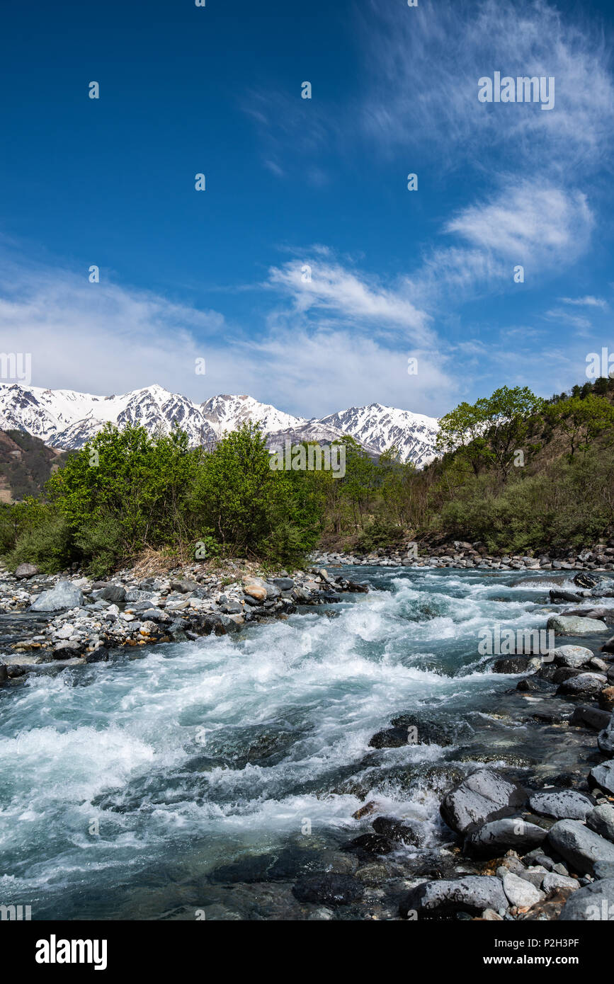 Snow Melt River Stock Photo Alamy