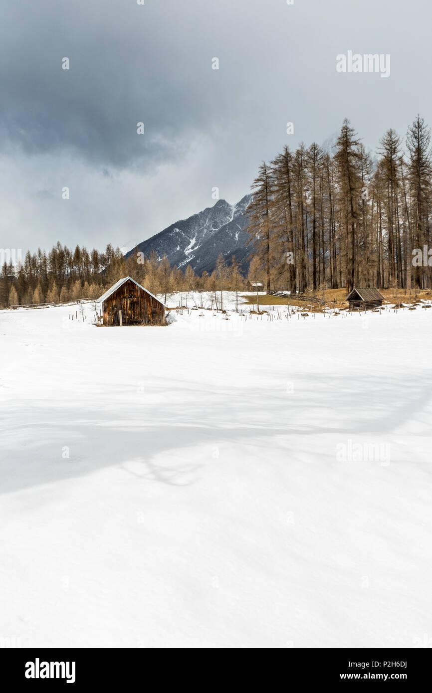 Mountain landscape, near Innsbruck, Tiroler Oberland, Tyrol, Austria Stock Photo