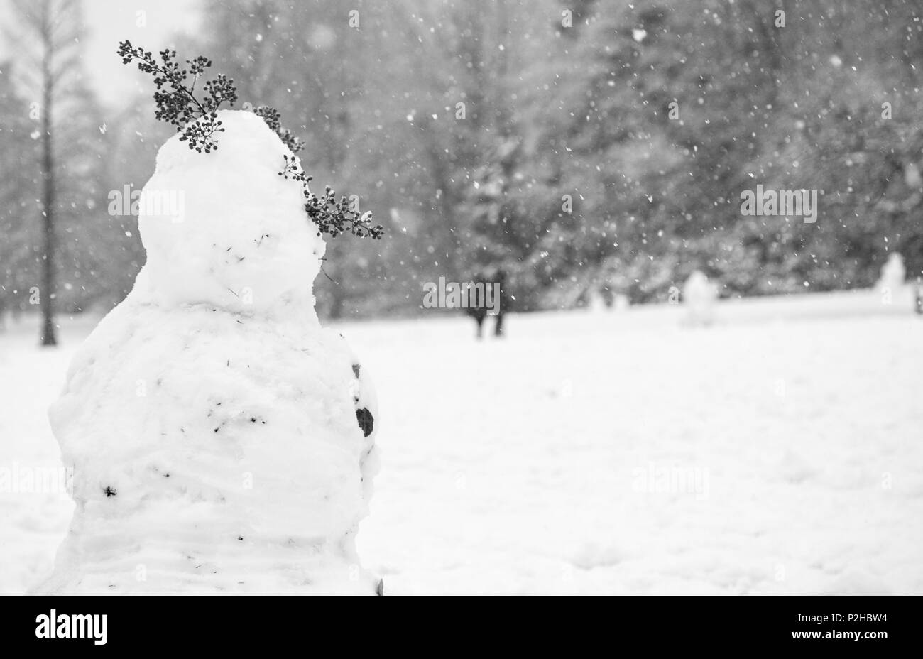 Winter day in Hampstead Stock Photo