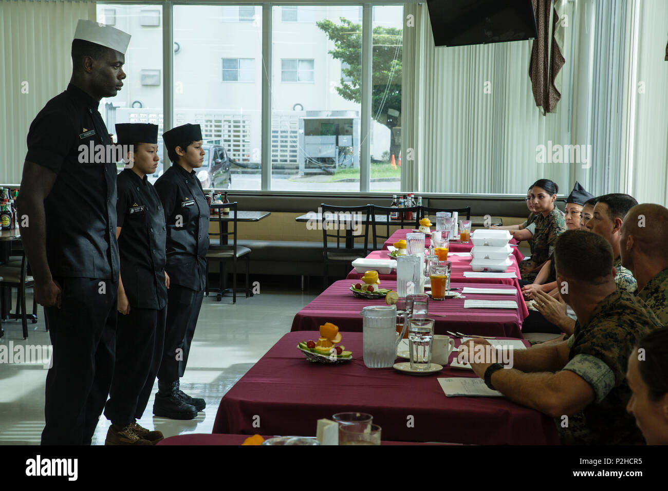 Lance Cpl. Shijuan Rogers, Lance Cpl. Stacy Yang and Lance Cpl. Ariana