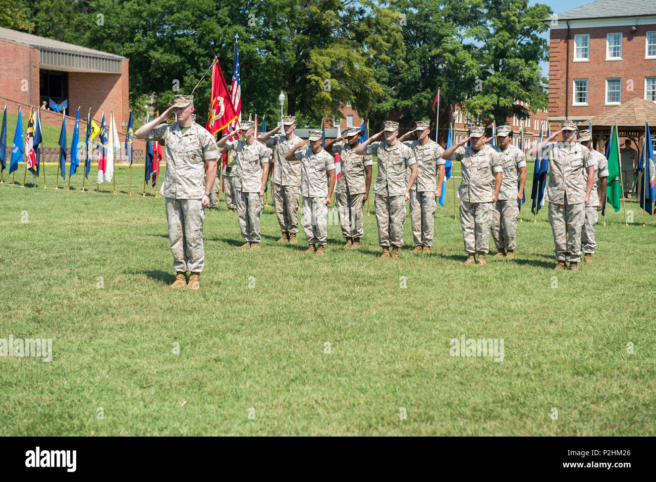 U.S. Marines with Headquarters and Service Battalion, Combat