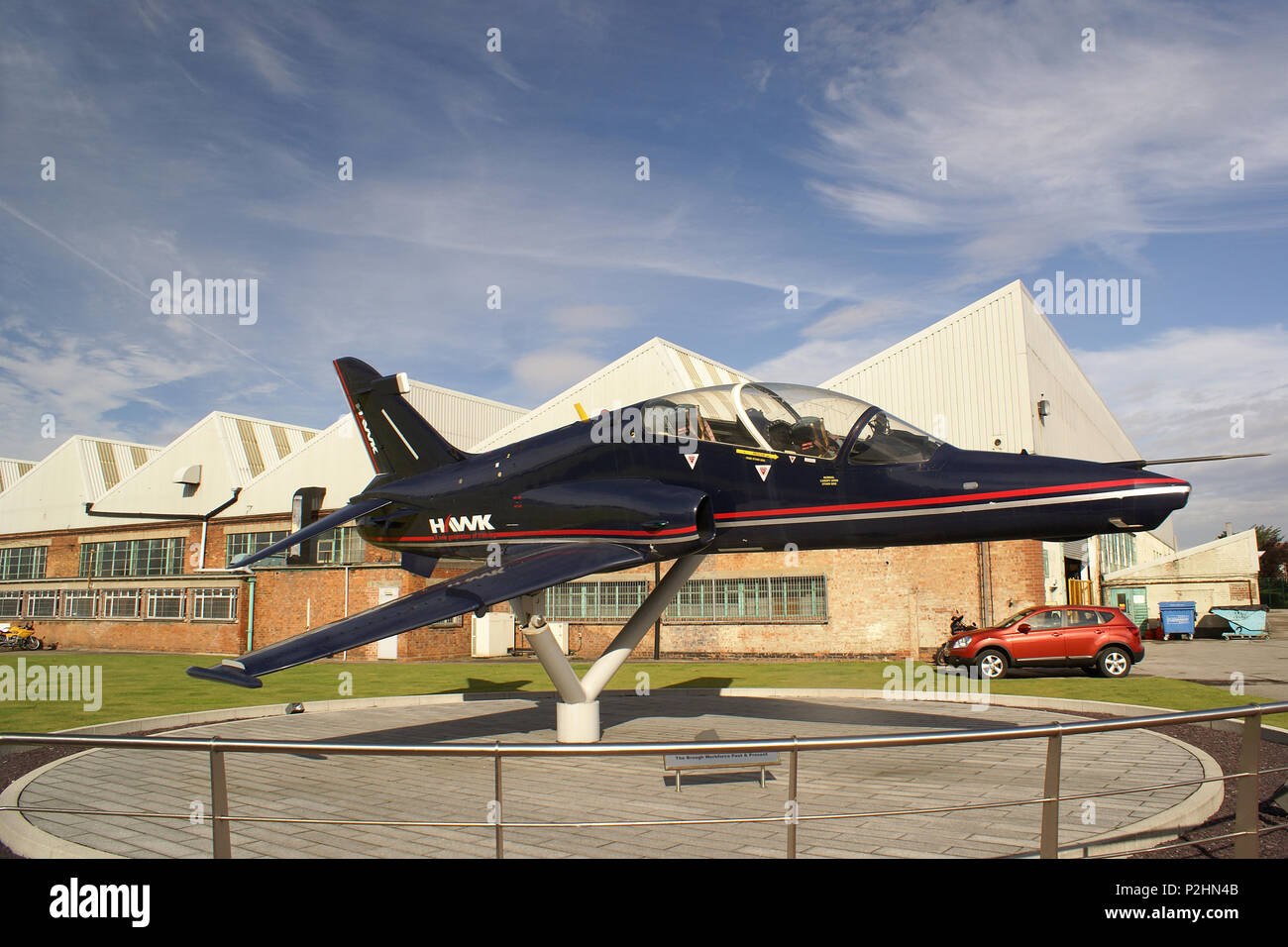 Brough Aerodrome, Aircraft factory Stock Photo