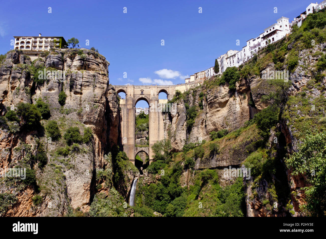 Puente Nuevo / New Bridge, Ronda, Andalusia, Spain Stock Photo