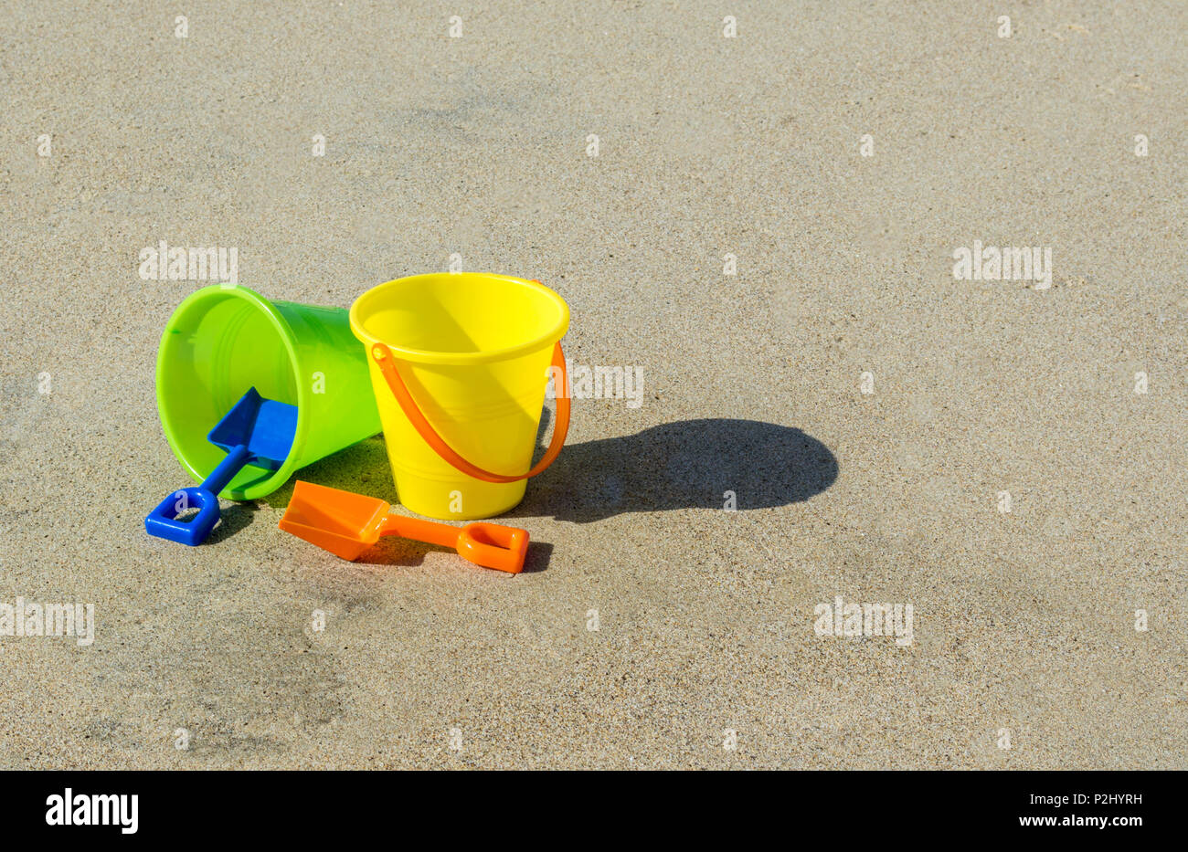 plastic beach pails