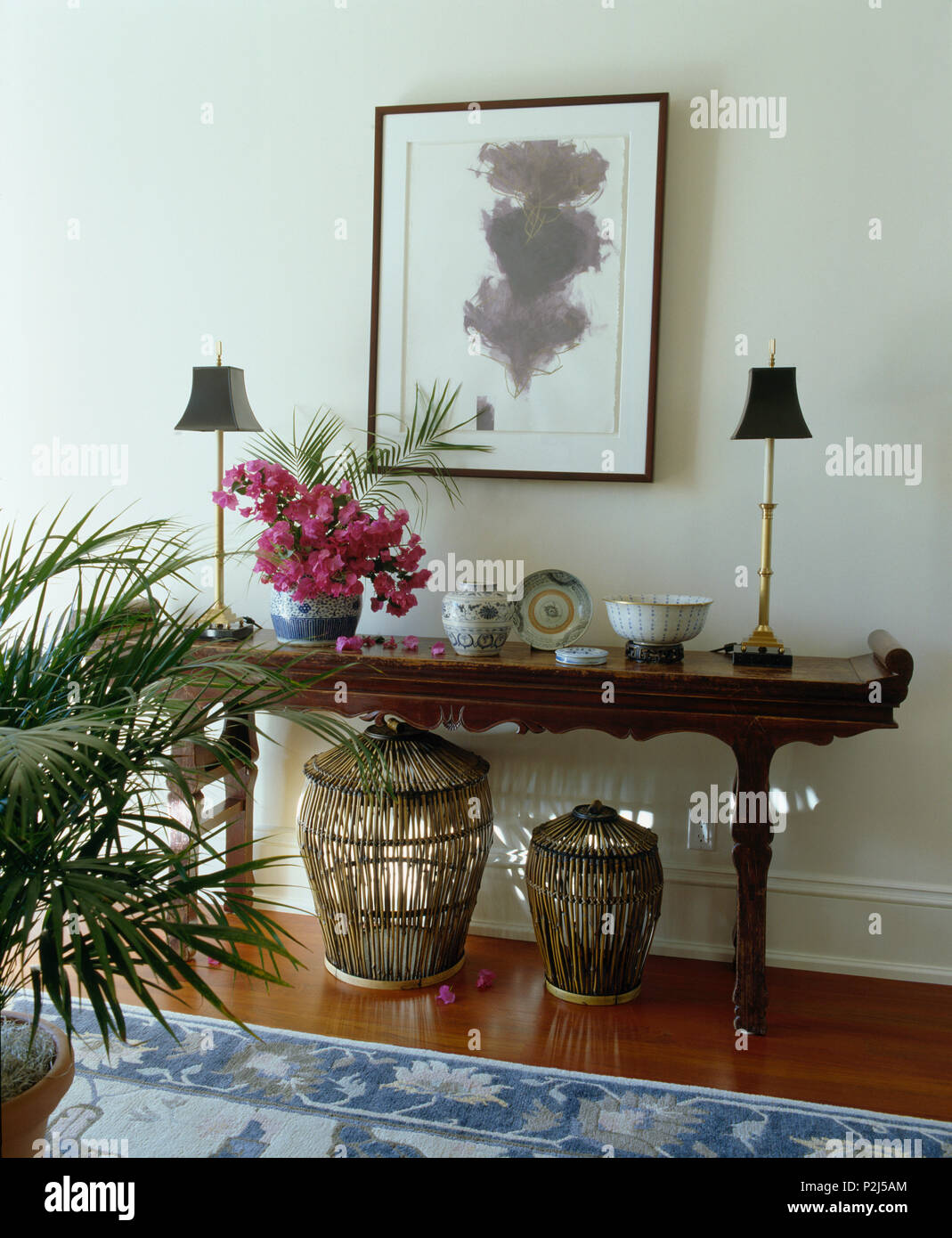 Traditional furniture console table hi res stock photography and