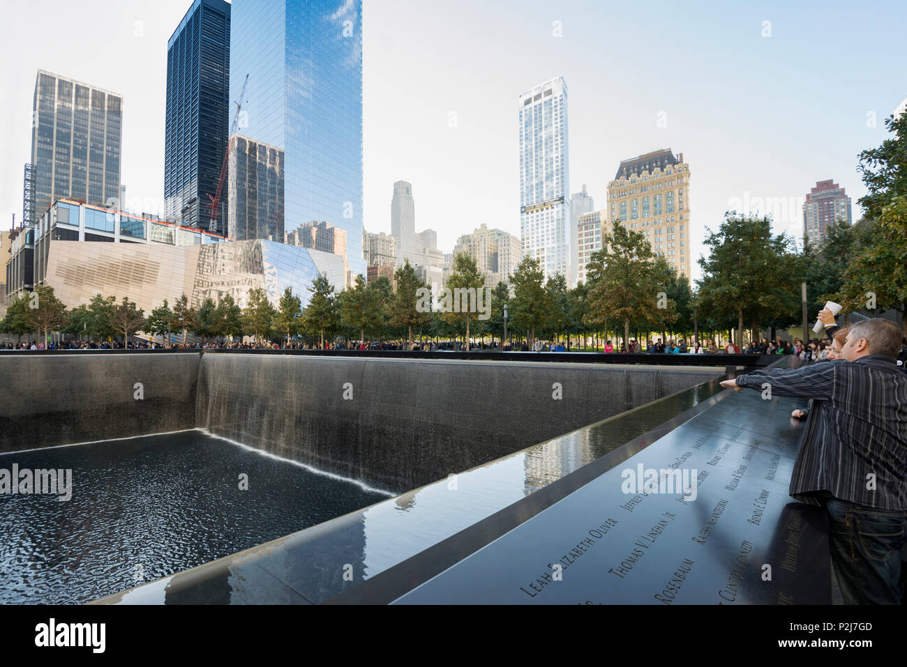 World Trade Center Site, Ground Zero, Manhattan, New York, USA Stock ...