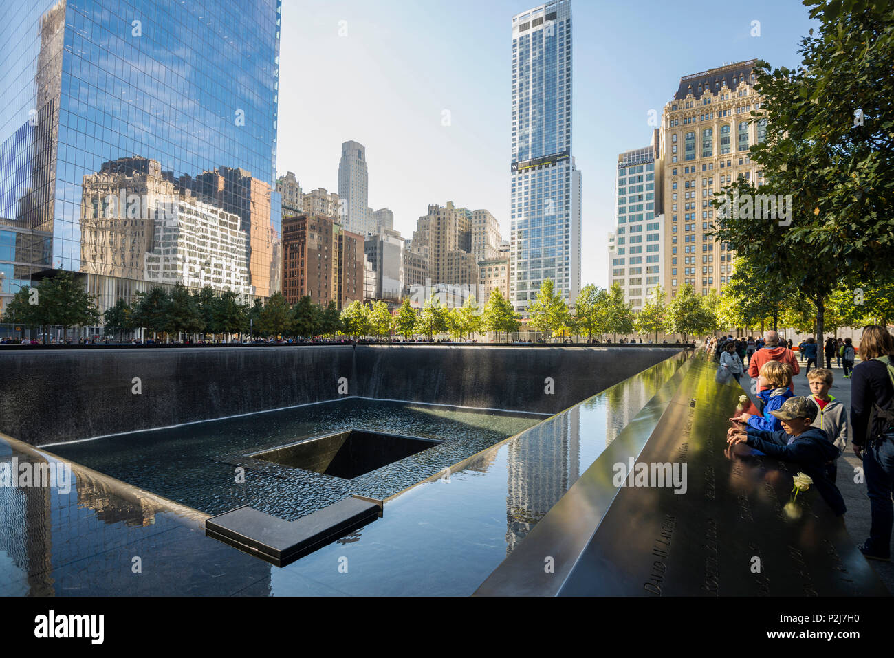 World Trade Center Site, Ground Zero, Manhattan, New York, USA Stock ...