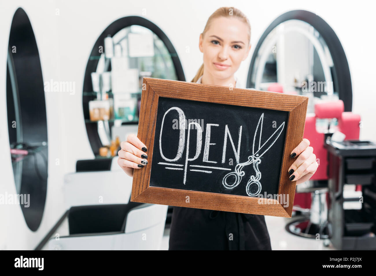 Hairdresser signboard hires stock photography and images Alamy