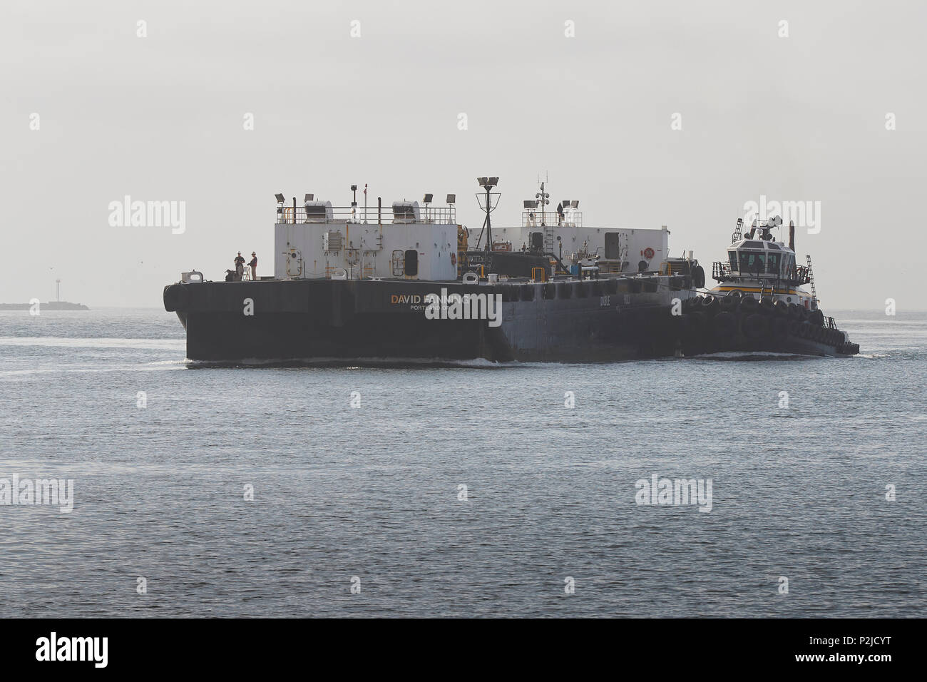 MILLENNIUM MARITIME, Tractor Tug, JOHN QUIGG, Towing The Bunker Barge