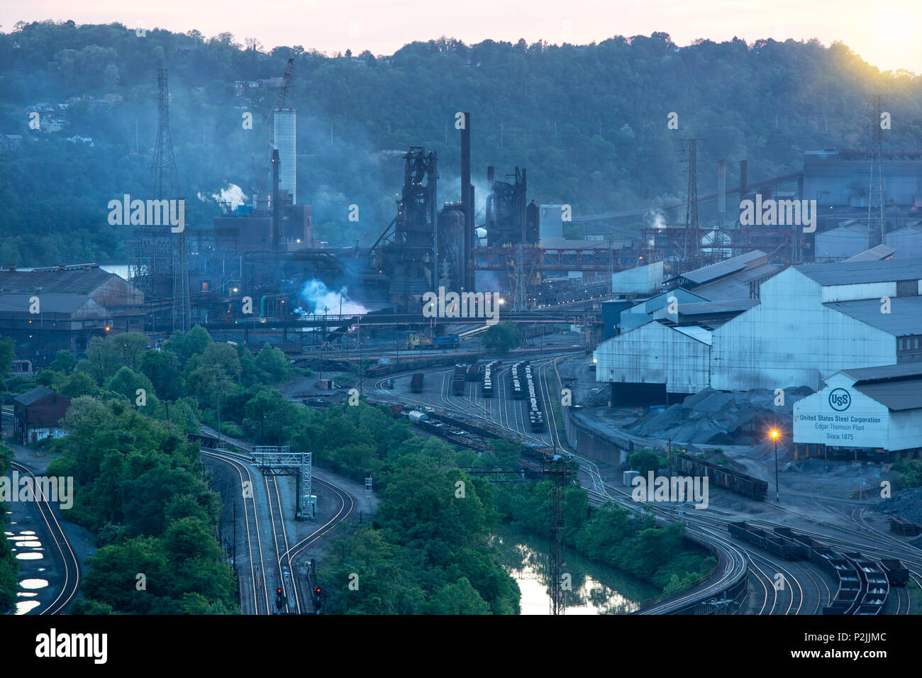 Steel braddock, pennsylvania hi-res stock photography and images - Alamy