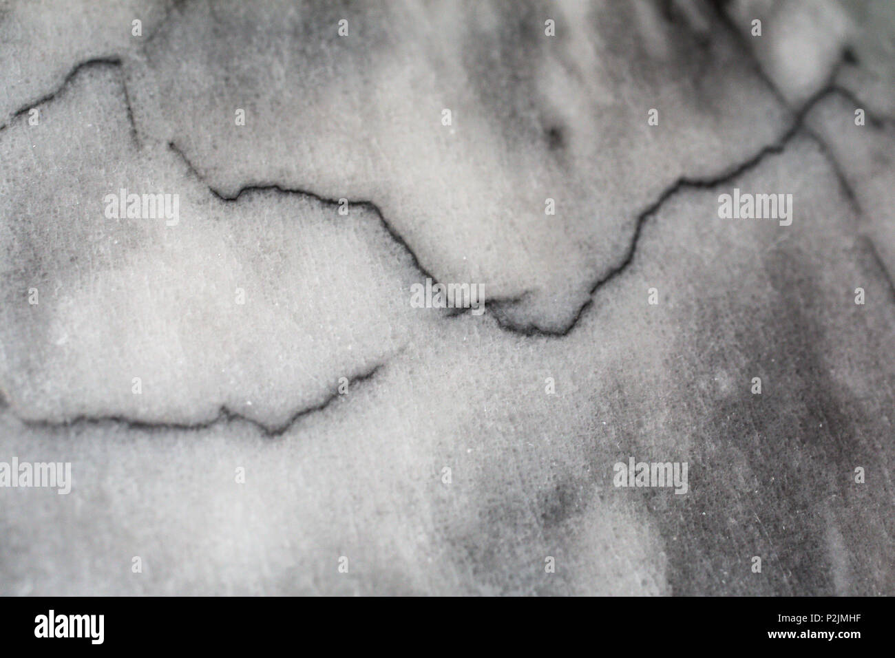 white and grey marble with black veins Stock Photo