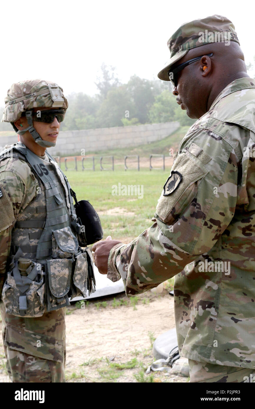 A 98th Training Division (Initial Entry Training) drill sergeant speaks