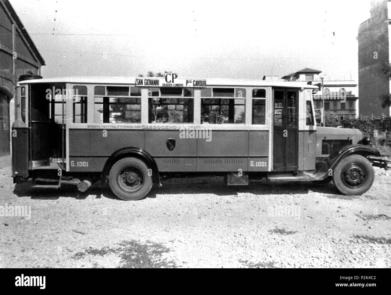 . Italiano: Lancia Omicron G.1001, prima vettura a gasogeno di Roma . 20 September 2015. Unknown 46 Lancia omicron g 1 Stock Photo