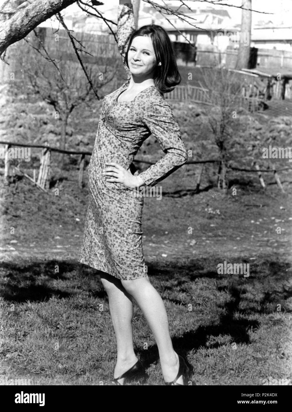 . Italiano: L'attrice italiana Laura Antonelli a Milano nel 1974. circa