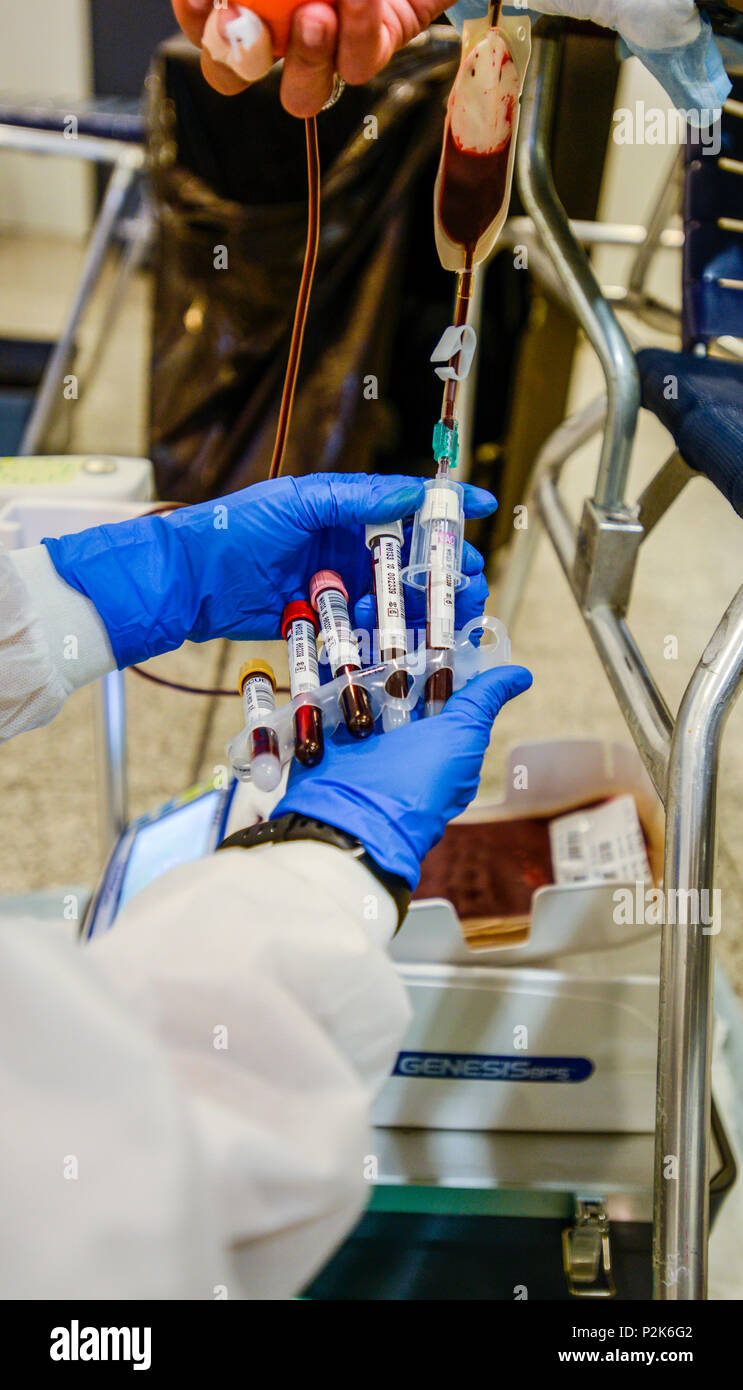 Blood types test hi-res stock photography and images - Alamy
