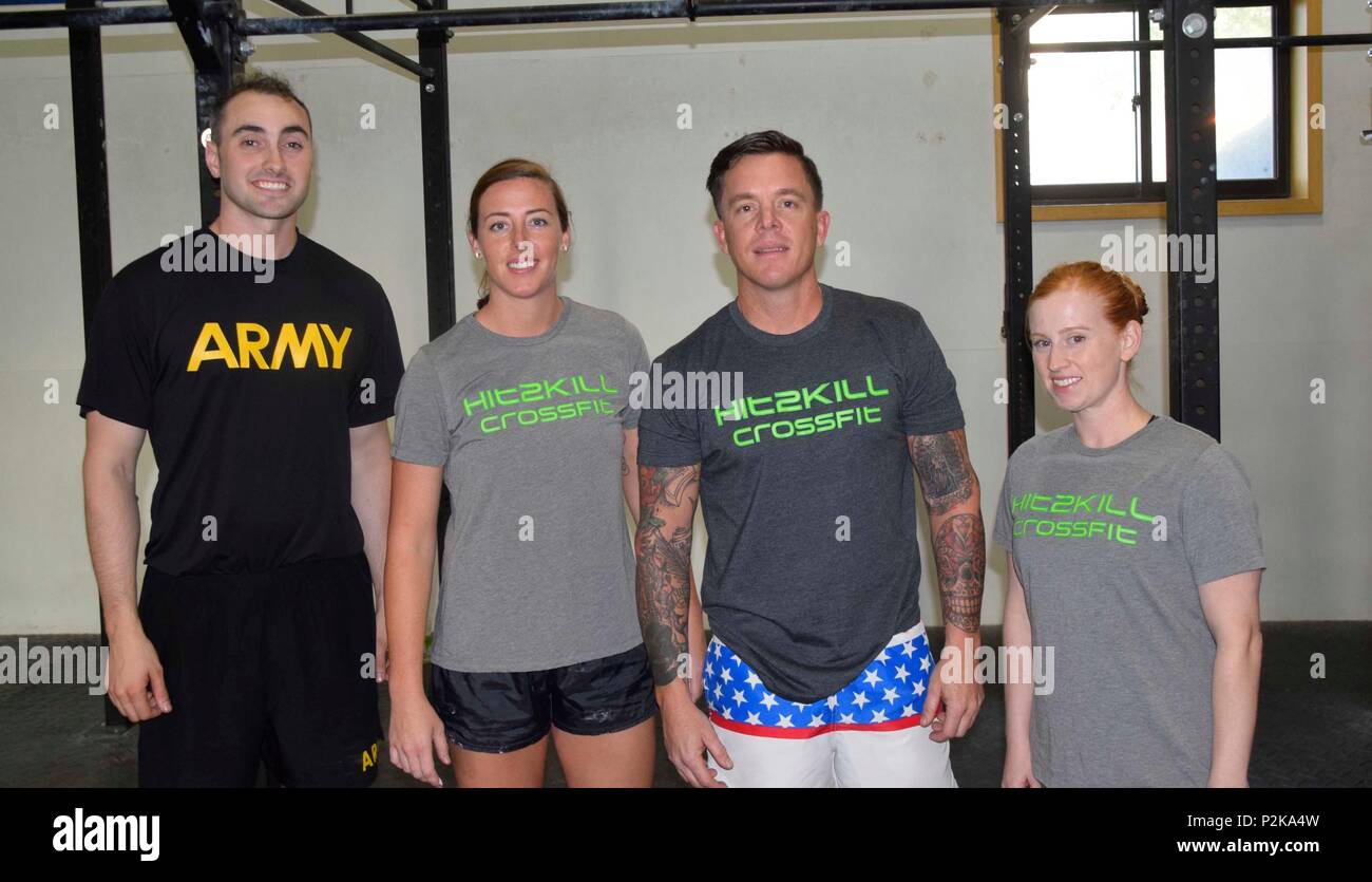 Soldiers assigned to 35th ADA Brigade take a quick photo before taking ...