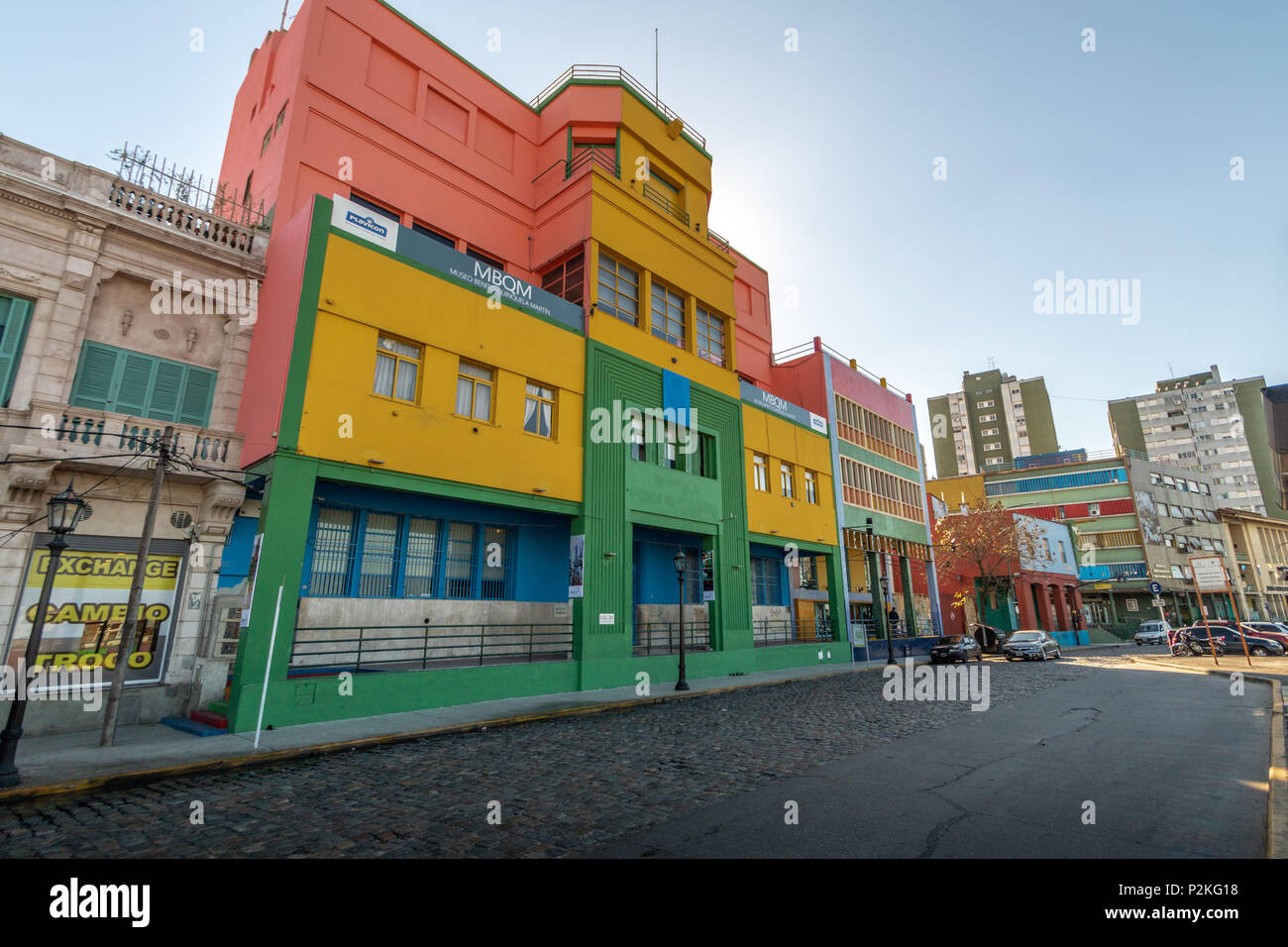 Benito Quinquela Martin Museum in colorful neighborhood La Boca - Buenos Aires, Argentina Stock Photo