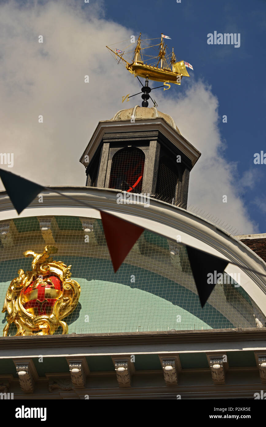 weathervane on Rochester, Kent's Guildhall museum Stock Photo Alamy