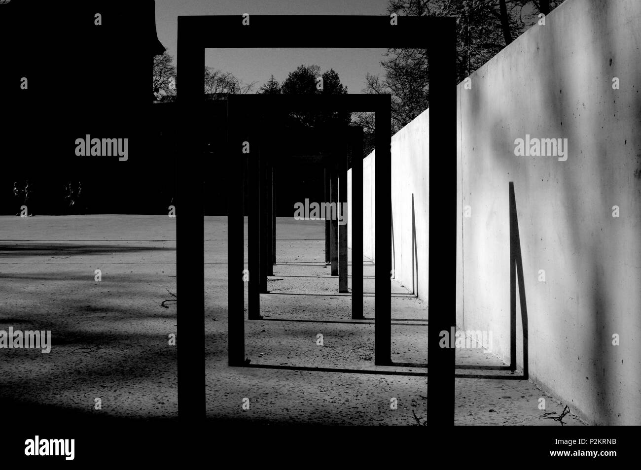 Bicycle storage unit Stock Photo Alamy